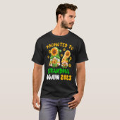 T-shirt Promoted To Grandma Again 2023 Two Floral Gnomes P (Devant entier)