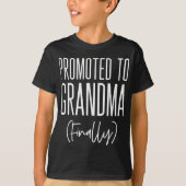 T-shirt Promoted To Grandma Finally First Time Grandma New (Devant)