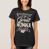 T-shirt Promoted To Great Nonna Est 2025 First Time New Gr (Devant)