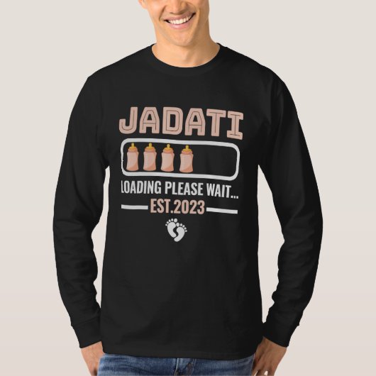 T-shirt Promoted To Jadati Loading New Grandma 2023 (Devant)