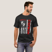 T-shirt Promoted To Stepmom Usa Flag Mother'S Day First Ti (Devant entier)
