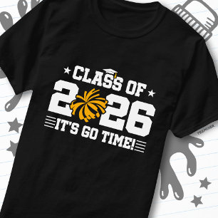 T-shirt Promotion 2026 Or Cheer Graduation C'est Parti
