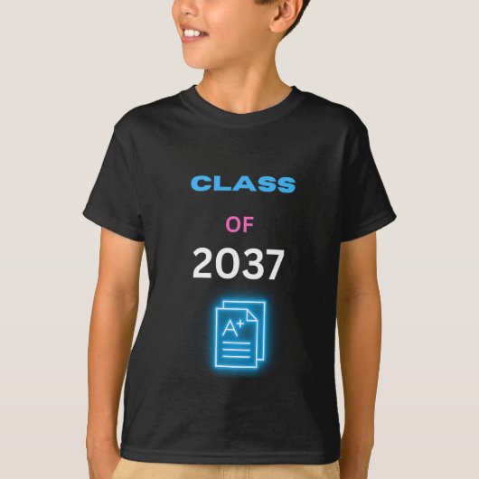 T-shirt Promotion 2037 relevé de notes (Devant)