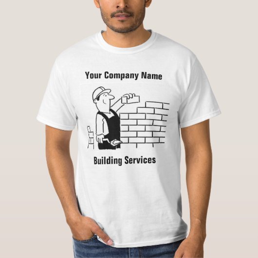 T-shirt Promotion des entreprises de services de bâtiment (Devant)