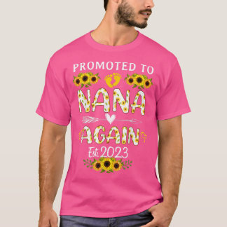 T-shirt Promotion To Nana Again 2023 Sunflower New Nana 