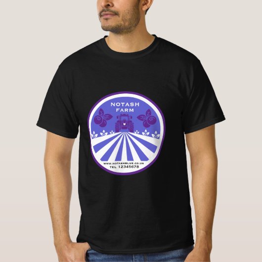 T-shirt Promotion U-Pick Blueberry Farm (Devant)