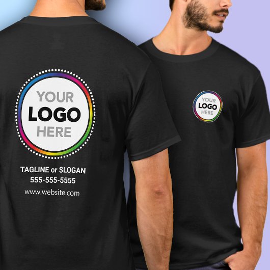T-Shirt Promotionnel avec Logo sur le Devant et le