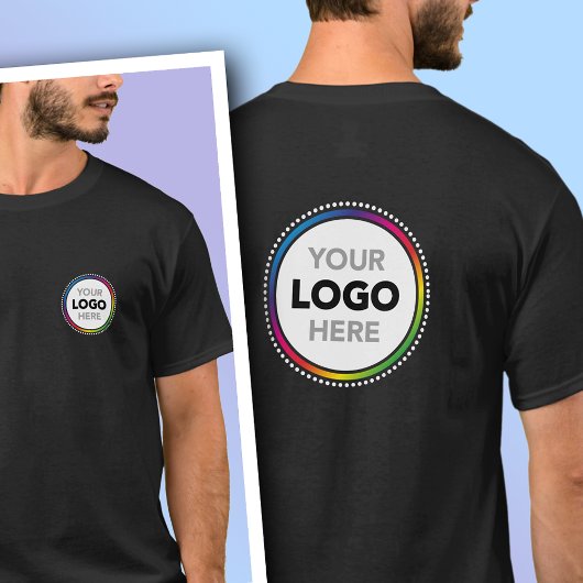 T-Shirt Promotionnel avec Logo sur le Devant et le
