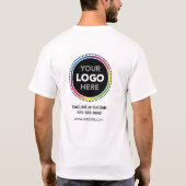 T-Shirt Promotionnel avec Logo sur le Devant et le (Dos)