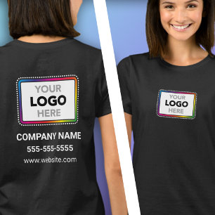 T-Shirt Promotionnel d'Affaires avec Logo sur le D