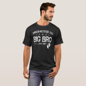 T-shirt Promu À Big Bro 2022 Pour Nouveau Frère Premier Ti (Devant entier)