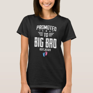 T-shirt Promu À Big Bro 2023 Genre Révéler Rose Ou Bl