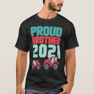 T-shirt Promu À Big Brother 2021 Toddler Boy Tractor