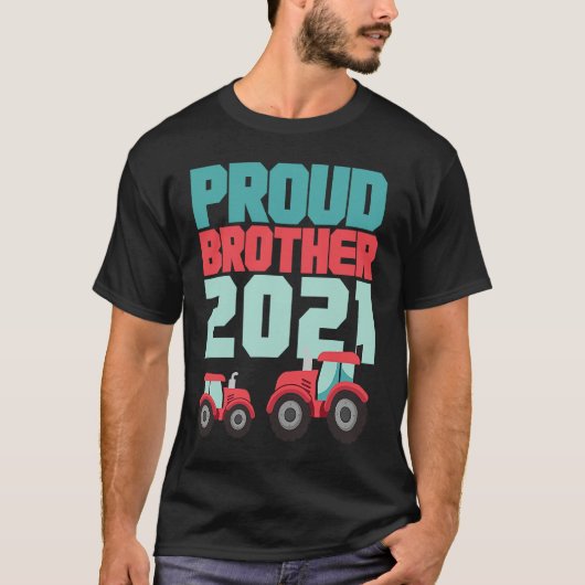 T-shirt Promu À Big Brother 2021 Toddler Boy Tractor (Devant)