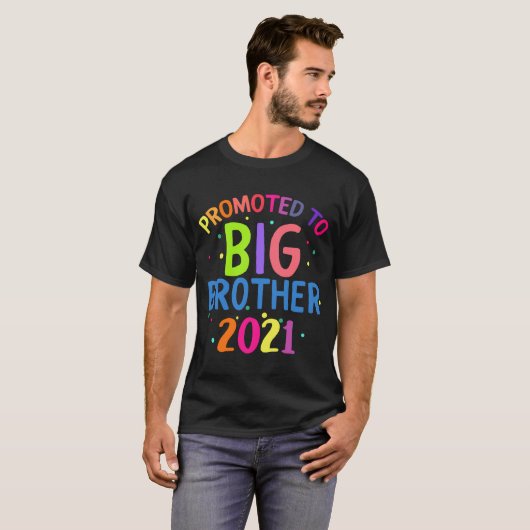 T-shirt Promu à Big Brother est 2021 Grossesse Announc (Devant entier)