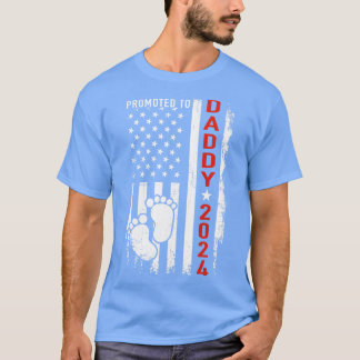 T-shirt Promu à daddy 2024 us Américain grossesse anno