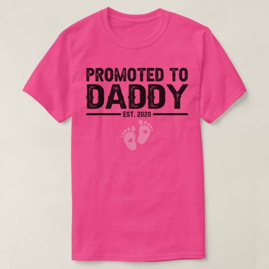 T-shirt promu à daddy est 2020 1 (Design devant)