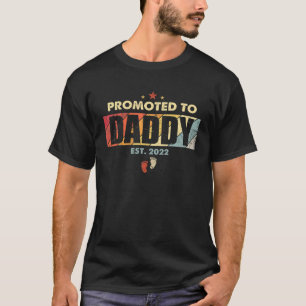 T-shirt Promu À Daddy Est 2022 Hommes Première Fois Vintag