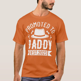 T-shirt Promu À Daddy Est 2023 Première Fête des pères