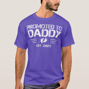 T-shirt Promu à Daddy Est 2023 Retro Grossesse Reveal
