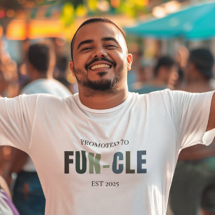 T-shirt Promu à FUN-CLE EST 2025 Nouvel oncle drôle
