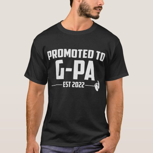 T-shirt Promu À GPa 2022 Pour La Première Fois Pères Nouve (Devant)