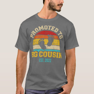 T-shirt Promu à grand cousin 2022 faire-part de grossesse