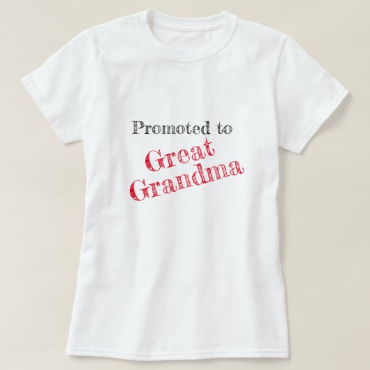 T-shirt "Promu à Grand-mère" (Design devant)