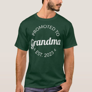 T-shirt Promu À Grand-Mère 2023 Futur Bientôt Être Nouveau