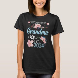 T-shirt Promu À Grand-Mère 2024 Première Nouvelle Grand-Mè