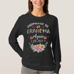 T-shirt Promu à grand-mère à nouveau 2022 Fête des Mères 1
