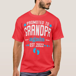 T-shirt Promu à Grand-père de nouveau Est 2022 C'est un ga