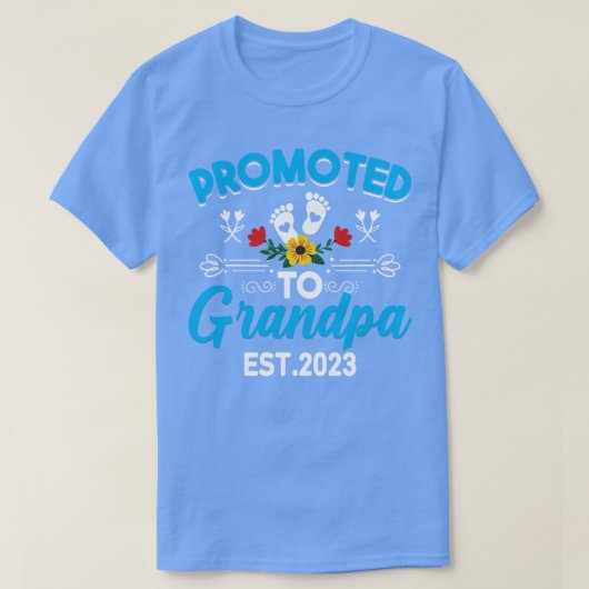 T-shirt Promu À Grand-Père Est 2023 Drôle Nouveau Grand-Pè (Design devant)