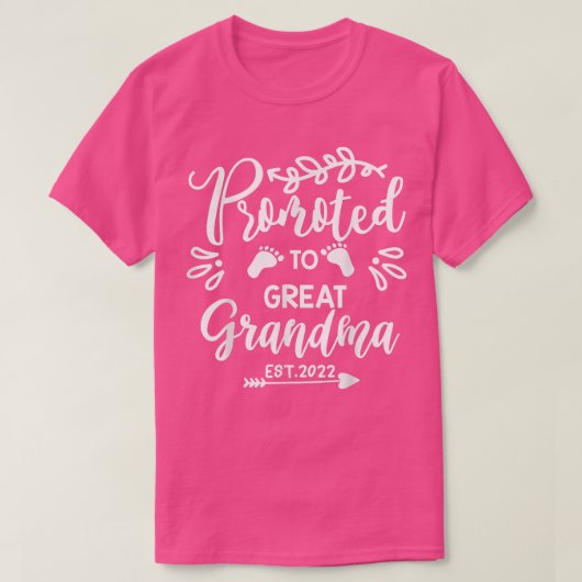 T-shirt Promu À Grande Grand-Mère 2022 Grossesse (Design devant)