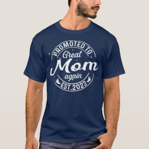 T-shirt Promu À Grande Maman Encore 2023 Bientôt Être Preg