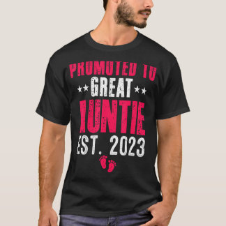 T-shirt Promu À Grande Tante Annonce De Grossesse 2023