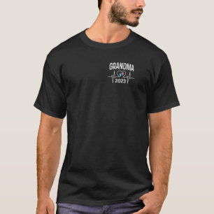 T-shirt Promu À Grandma Est 2023 - Pocket Heartbeat Gi