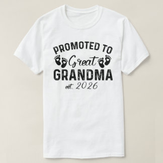 T-shirt Promu à Great Grand-mère Est 2026