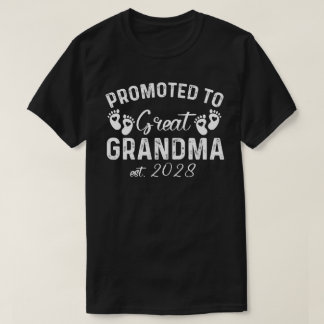 T-shirt Promu à Great Grandma Est 2028