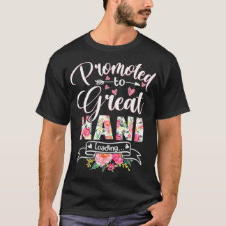 T-shirt Promu à Great Nani Est 2022 Floral première fois