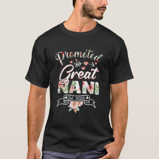 T-shirt Promu À Great Nani Est 2026 Première Fois Nouvelle