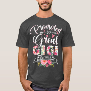 T-shirt Promu à la première fois Floral Great Gigi Est 202