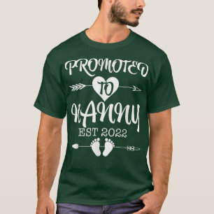 T-shirt Promu À Nanny EST 2022 Grossesse Reveal