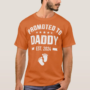T-shirt Promu à nouveau papa 2024 bientôt être père pères