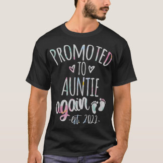 T-shirt Promu à nouveau Tante 2022, Bébé mignon Annonceme