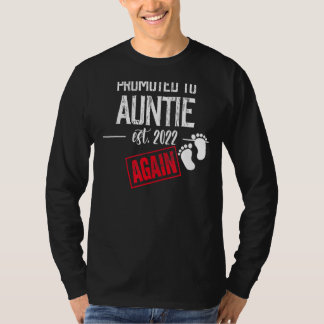 T-shirt Promu à nouveau Tante 2022 Bébé mignon Annonceme