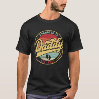 T-shirt Promu à papa 2023 Humour Nouveau père père père bé