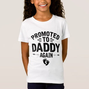 T-Shirt Promu À Papa De Nouveau Fête des pères Vintage Pou