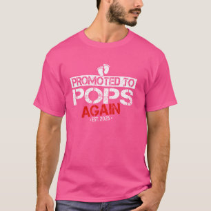 T-shirt Promu À Pops Est 2025 Bientôt Être Papa