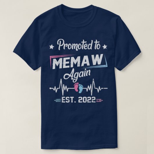 T-shirt Promu À Se Mémoriser Est 2022 Grossesse Announc (Design devant)